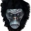 Böser Schimpanse Maske Schwarz