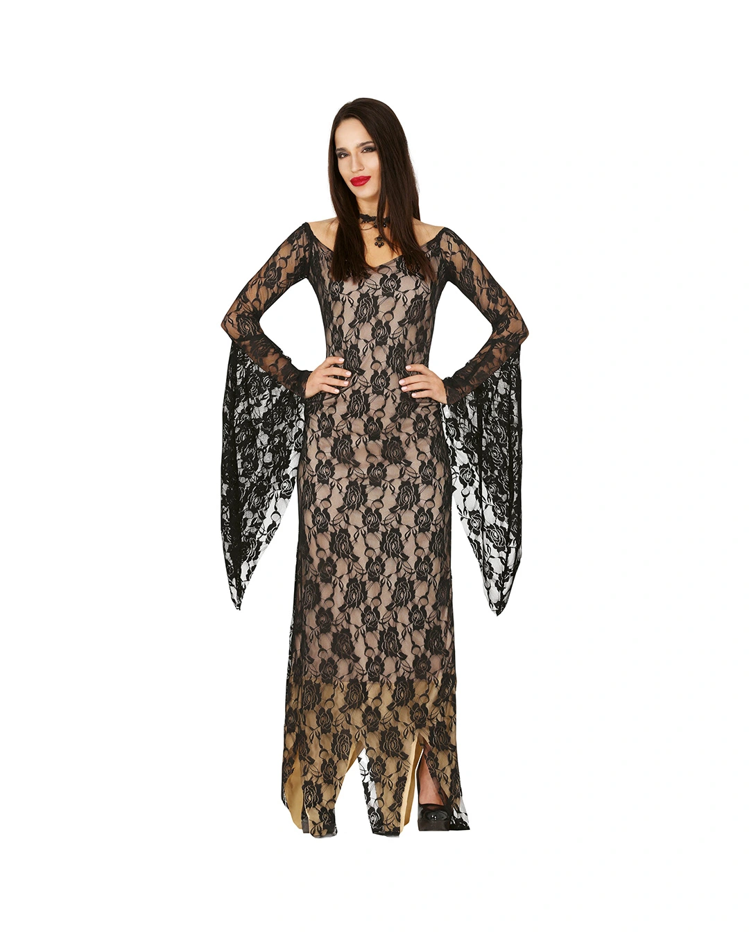 Dark Lady Spitzen Damenkostüm 1 Dark Lady Spitzen Damenkostüm