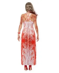 Blutiges Prom Queen Kostüm -Halloween Kostüme Herren Verkäufe bloody prom queen damen kostuem blutige carrie halloween verkleidung blutiges kostuemkleid 35808 4