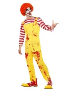 Blutiges Horror-Clown Kostüm 6 Blutiges Horror-Clown Kostüm -Halloween Kostüme Herren Verkäufe blutiger killer clown kostuem horrorclown verkleidung halloween kreepy clown costume 35777 3