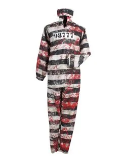 Blutiges Sträflings Kostüm