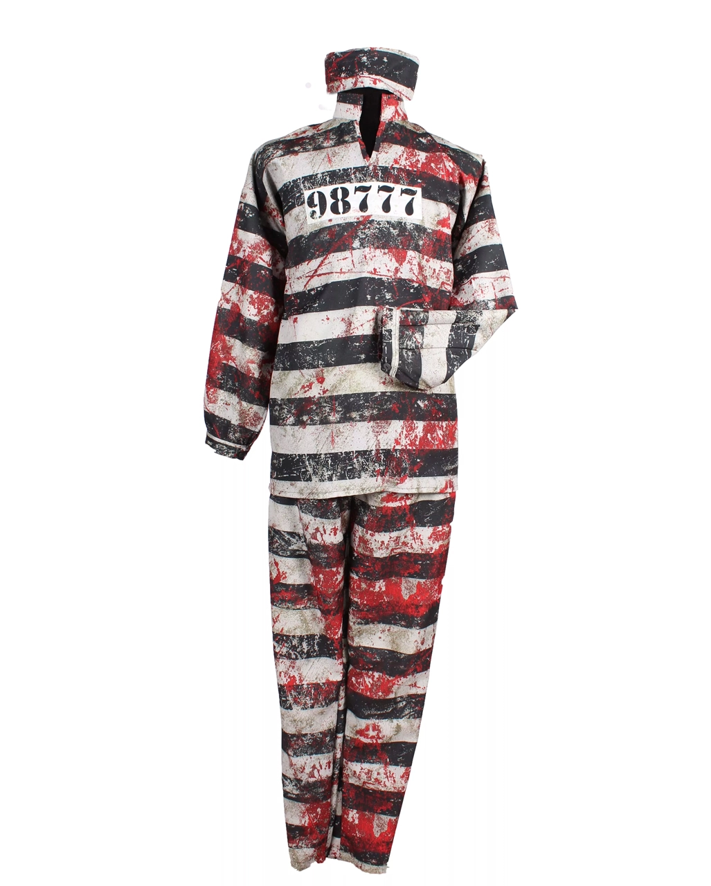 Blutiges Sträflings Kostüm 1 Blutiges Sträflings Kostüm