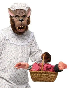 Böser Wolf Im Oma Kostüm -Halloween Kostüme Herren Verkäufe boeser wolf maerchenkostuem werwolf tierkostuem rotkaeppchen kostuem mit wolfskostuem 19959 03