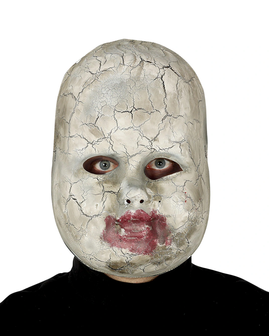 Porzellan Püppchen Halbmaske Für Erwachsene 1 Porzellan Püppchen Halbmaske Für Erwachsene