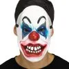 Verrückter Clown Halbmaske