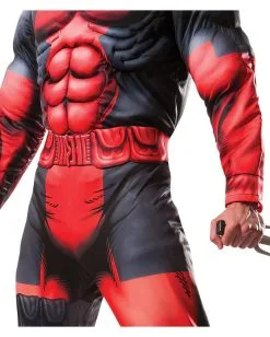 Deadpool Muskel Kostüm -Halloween Kostüme Herren Verkäufe deadpool deluxe kostuem marvel verkleidung deadpool merchandise superheld kostuem 26404 3