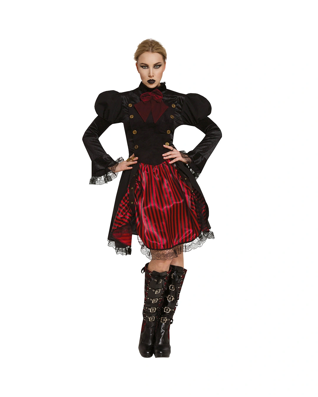 Finstere Goth Fürstin Kostüm Für Damen 1 Finstere Goth Fürstin Kostüm Für Damen