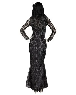 Elegantes Spitzen Skelett Kleid 5 Elegantes Spitzen Skelett Kleid -Halloween Kostüme Herren Verkäufe elegantes spitzen skelett kostuem 37636 3