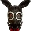 Schwarze Fetisch Bunny Gas Maske