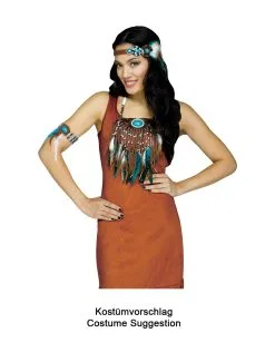 Braunes Fransenkleid Mix U. Match -Halloween Kostüme Herren Verkäufe fransen kleid braun karnevalkleid faschingskleid finge woman dress brown 25792 3