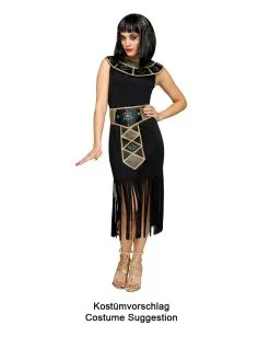Schwarzes Fransenkleid Mix U. Match -Halloween Kostüme Herren Verkäufe fransen kleid schwarz karnevalkleid faschingskleid finge woman dress black bild4 25793