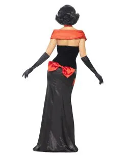 Glamour Vampiress Damen Kostüm 5 Glamour Vampiress Damen Kostüm -Halloween Kostüme Herren Verkäufe glamour vampiress kostuem edle vampirbraut halloween verkleidung blutsauger abendkleid 21002 3