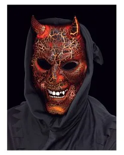 Glühende Teufel Maske Mit Licht -Halloween Kostüme Herren Verkäufe gluehende teufelsmaske mit licht und sound devil maske fuer halloween smoldering fx devil mask 31144 2