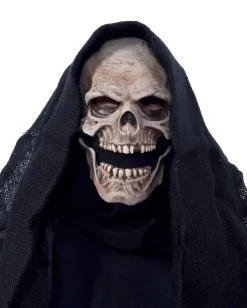 Grim Reaper Fetzen Maske 5 Grim Reaper Fetzen Maske -Halloween Kostüme Herren Verkäufe grim reaper fetzenmaske totenschaedelmaske totenkopfmaske skull mask 15380 02