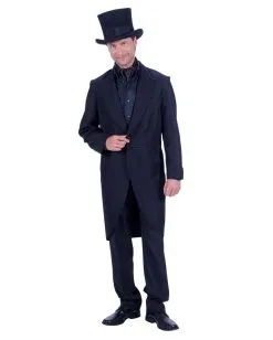 Schwarzer Herrenfrack Deluxe