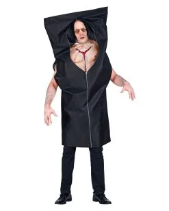 Unisex Leichensack Kostüm -Halloween Kostüme Herren Verkäufe leichensack kostuem body bag costume halloween kostuem horror kostuem 38125 02