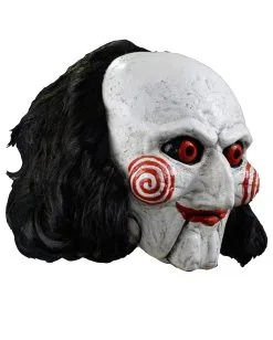 Billy Puppen Maske SAW 5 Billy Puppen Maske SAW -Halloween Kostüme Herren Verkäufe saw maske saw billy maske jigsaw maske halloween maske horror maske saw billy puppet mask 21884 03