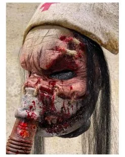 Horror Nurse Maske -Halloween Kostüme Herren Verkäufe silent nurse horrormaske halloween und horror masken fuer haunted maze und geisterhaus nurse mask 50631 5