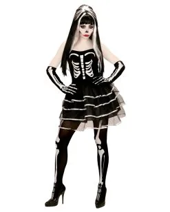 Skelett Minikleid Mit Handschuhen 5 Skelett Minikleid Mit Handschuhen -Halloween Kostüme Herren Verkäufe skelett minikleid mit handschuhen skeleton mini dress with gloves skelett frauen kostuem 36605 03