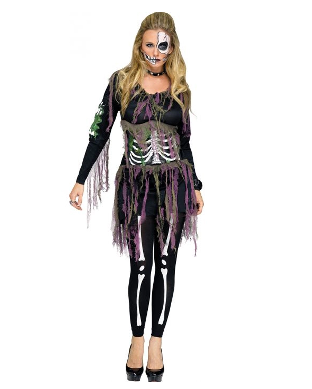 3D Zombie Rippen Korsett 1 3D Zombie Rippen Korsett