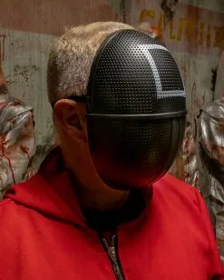 Squid Maske Viereck Deluxe 7 Squid Maske Viereck Deluxe -Halloween Kostüme Herren Verkäufe squid maske kreis deluxe squid mask circle deluxe squid mascara circulo deluxe 51966 05