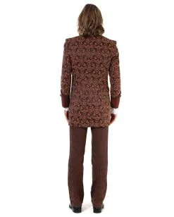 Steampunk Aristokrat Herren Mantel Braun -Halloween Kostüme Herren Verkäufe steampunk aristokrat herren mantel braun steampunk aristocrat mens coat brown steampunk mantel 39105 4