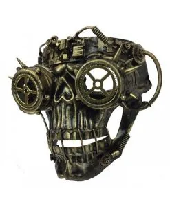 Steampunk Totenschädel Maske 5 Steampunk Totenschädel Maske -Halloween Kostüme Herren Verkäufe steampunk totenkopf maske steampunk skull mask cosplay kostuemzubehoer 50506 03