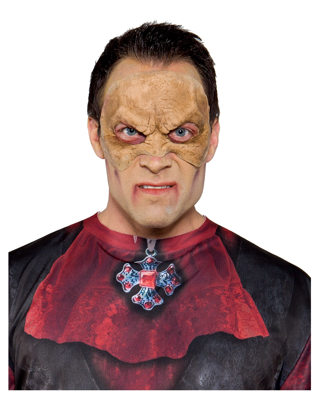 Vampir Halbmaske Hautfarben 1 Vampir Halbmaske Hautfarben