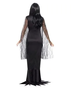 Elegantes Morticia Kleid 5 Elegantes Morticia Kleid -Halloween Kostüme Herren Verkäufe verfuehrerisches morticia kleid elegantes hexen kostuem halloween abendkleid 24552 3