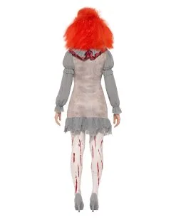 Vintage Killer Clown Frauen Kostüm -Halloween Kostüme Herren Verkäufe vintage horror clown damen kostuem killerclown verkleidung frauen halloween evil clown lady costume 35807 4 1
