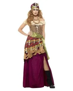 Afrikanische Voodoo Priesterin Kostüm