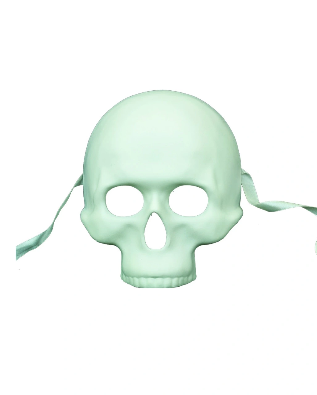 Weiße Totenkopf Halbmaske 1 Weiße Totenkopf Halbmaske