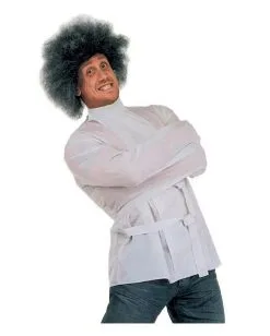 Weiße Zwangsjacke Kostümzubehör