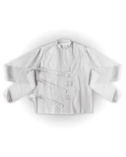 Weiße Zwangsjacke Kostümzubehör -Halloween Kostüme Herren Verkäufe weisse zwangsjacke kostuem irrenhaus jacke white strait jacket halloween kostuem 52100 03