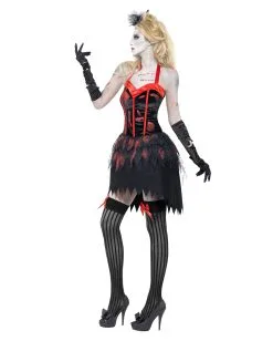 Zombie Burlesque Damen Kostüm -Halloween Kostüme Herren Verkäufe zombie burlesque kostuem untote can can taenzerin verkleidung halloween zombie walk costume 21044 3