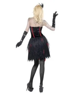 Zombie Burlesque Damen Kostüm -Halloween Kostüme Herren Verkäufe zombie burlesque kostuem untote can can taenzerin verkleidung halloween zombie walk costume 21044 4