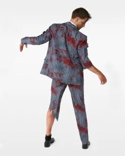Zombie Grey Anzug - Suitmeister -Halloween Kostüme Herren Verkäufe zombie grey suitmeister anzug von opposuites zombie kostuem anzug zombie verkleidungsanzug oppsuites anzug 54370 1