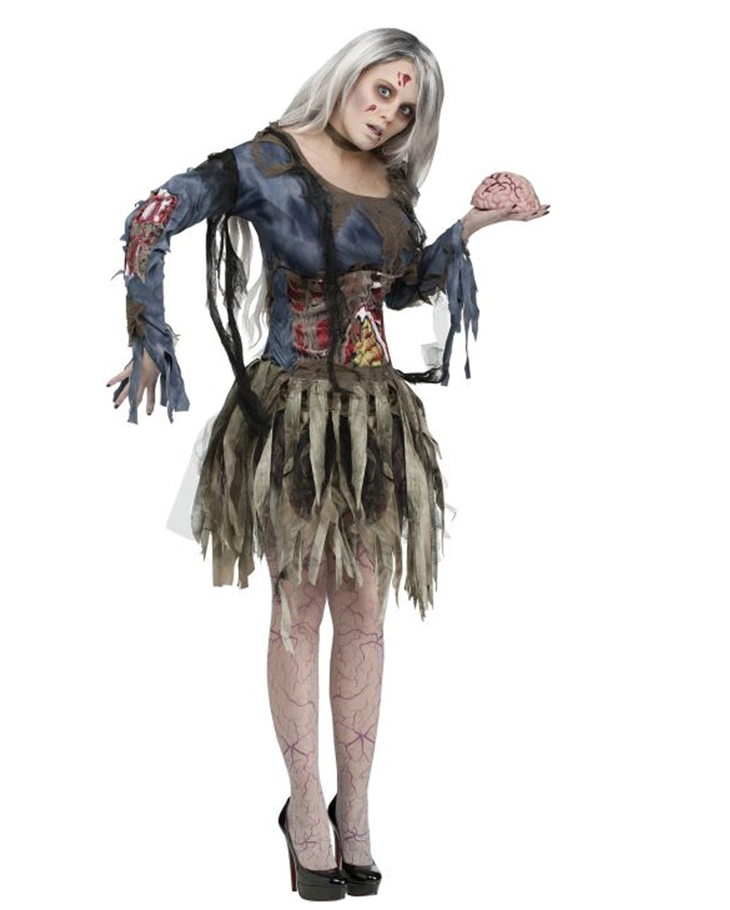 3D Zombie Bauch Korsett 1 3D Zombie Bauch Korsett