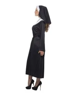 Tugendhaftes Nonnen Kostüm -Halloween Kostüme Herren Verkäufe zuechtiges nonnen kostuem klassisches ordensschwester kleid fuer damen 23772 3